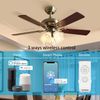 Smart WiFi Ceiling Fan Remote Control Kit, Universal Fan Remote, Controlled b...