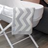 Shnuggle Cosy Baby Blanket - Grey Chevron