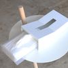 DUENDE DU0025GY Tissue Case, Gray, STAND! ABS