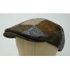Borges & Scott The Muir - Patchwork Flat Cap - 100% Wool - Harris Tweed - 60cm