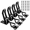 4 Pack Metal Toggle Latch,Box Closure Tension Lock Toggle Clamp Latch Adjustable Toggle Latch Quick Release Toggle Catch Latch for Tool Boxes Trunk Cases (Black)