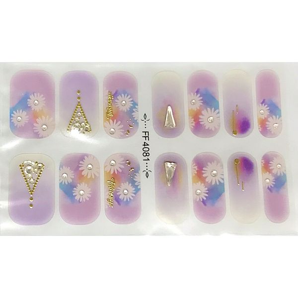 Color Gel  Nail Polish Strips .  FF4081. Read Description Below