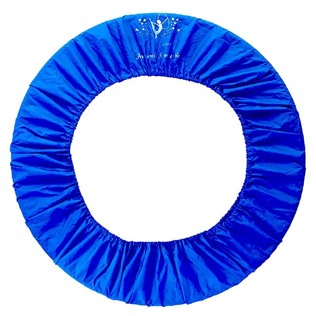 HAMILO Hoop Cover, Hula Hoop, Rhythmic Gymnastics, Storage, Transport, Stretchable, Waterproof, Multiple Storage, Club Activities, Lessons (Blue)