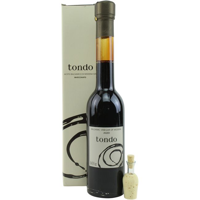 Tondo Invecchiato Aged Balsamic Vinegar from Modena IGP, 8.45 ounce