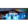 MICTUNING C2 RGB-IC LED Rock Lights 8 Pods Underglow Multicolor Chasing Neon Kit