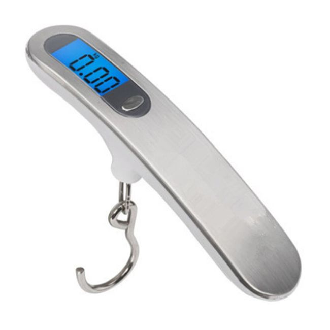 LCD Digital Luggage Scale 50kg Portable Electronic Scale Weight Balance Suitcase  Travel Bag Hanging Steelyard Hook