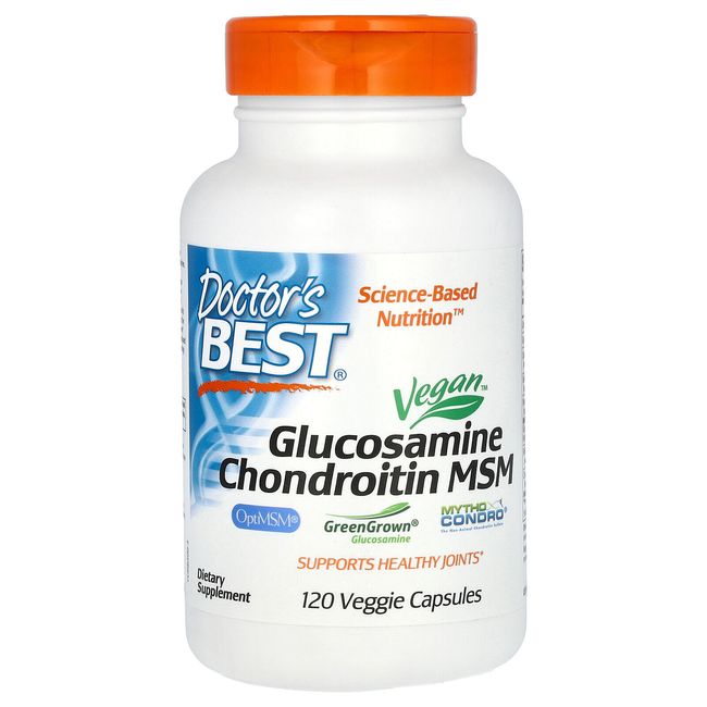 Vegan Glucosamine Chondroitin MSM, 120 Veggie Caps