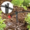 100 Pack 1/4 Inch Drip Irrigation Support Stakes, Plastic, 5.68 Inch, Barb Co...