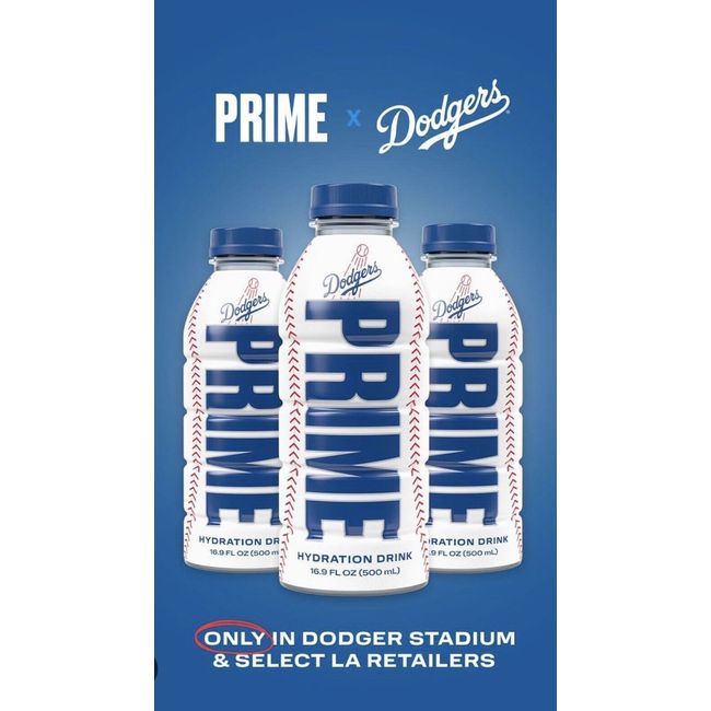 Prime Hydration x La Dodgers 500ml