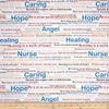 Calling All Nurses Words Multi, Fabric by the Yard