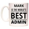 WeDoMugs Mark is The World's Best Admin Ceramic 11oz Coffee Mug Cup