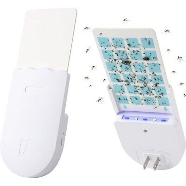 Plug-in Fly Traps Flying Insect Trap Indoors Gnat Mosquitoes Bug Light Catcher