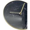 NexTime Table/Wall Clock-Diameter 20 cm-Glass/Metal-Black-'Marble, 20 x 0.8 cm