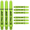 Target Pro Grip 3 Set Lime Green - Dart Shafts Medium
