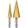 E-Value ESD-1 Hex Shaft Step Drill Set of 2