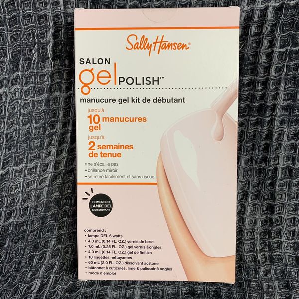 Sally Hansen Salon Gel Polish Manicure Starter Kit LED Lamp - SHELL WE DANCE