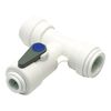JG Speedfit ASV4 Angle Stop Valve, White, 15 x 3/8-Inch