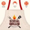 Legami Super Chef Cooking Apron, Beige, One Size, beige