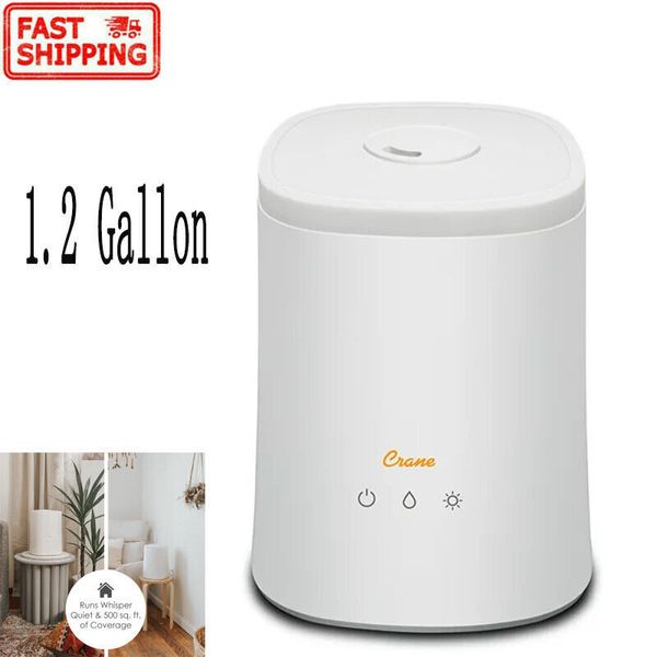 1.2 Gallon 2-in-1 Ultrasonic Cool Mist Top Fill Humidifier Aromatherapy Diffuser