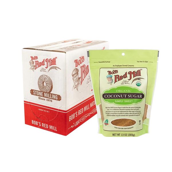 4x Bag Bob's Red Mill Organic Coconut Sugar 13 oz