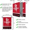 Houston Rockets Double Sided Garden Flag
