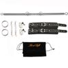 EXREIZST Expandable Silver Spreader Bar Kit with 2 Adjustable Black Straps Tools Kit for Home