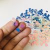 Shining Colorful 3D Cute Sea Shell Nail Decorations Shape Sequins Nail Supplies Figure Model Decor DIY Handmade Decoration Accessories 1 Pack 10g -Shell