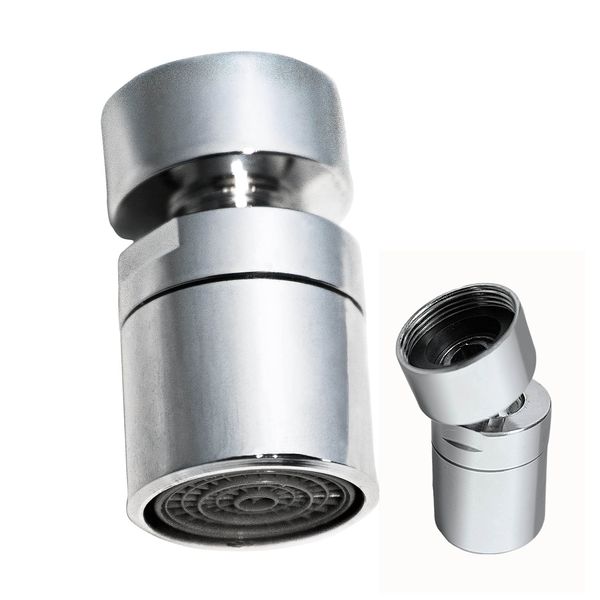 360-Degree Swivel Faucet Aerator 22mm Female Chromed Brass Water Saving with ABS Kitchen/Bathroom Tap Filter