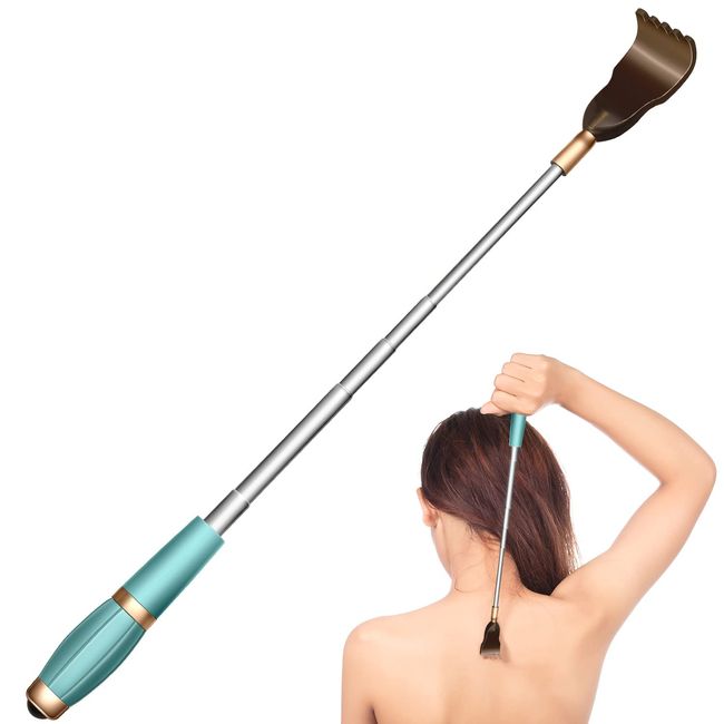 Eruinfang Rückenkratzer, Premium Rücken Kratzer mit ausziehbarem Stab Back Scratcher für Rücken und Kopf Kratzen, sofortige Linderung von Juckreiz(20 bis 54 cm)