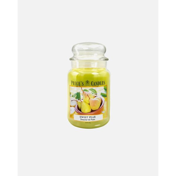 Sweet Pear scented candle in large jar