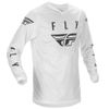 Fly Racing Universal Jersey - White/Black, 2X-Large, MX/MTB, Breathable & Tough!