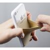 Sinjimoru Pocketbook Type Card Holder, Back Adherent Card Storage Case, Sinji Pouch Basic 2, nvy