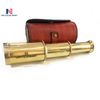 Solid Brass Handheld Telescope 6" - Nautical Pirate Spy Glass with Free case