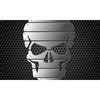 CafePress Chrome Skull Sticker Oval Car Bumper Sticker
