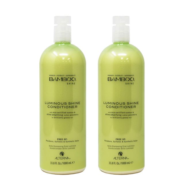 2 Pack - Alterna Bamboo Shine Luminous Shine Conditioner 33.8 oz Unisex NEW