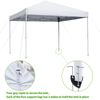 Pop Up Canopy Tent 10 x 10 FT Foldable Waterproof Adjustable Height W/ Bag White