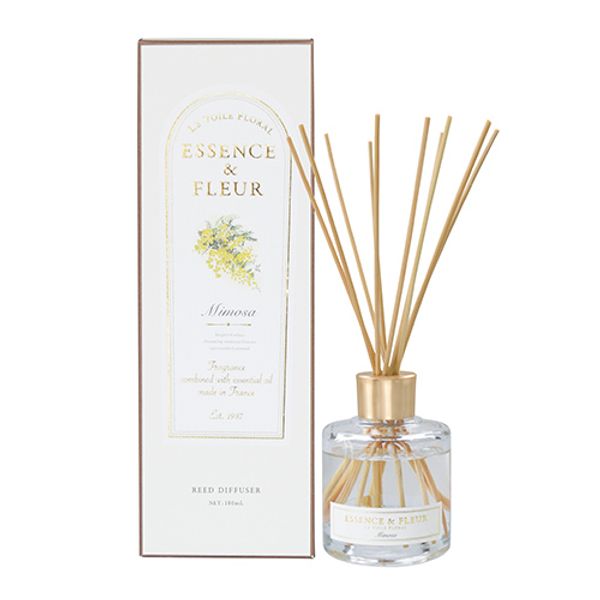 [Le Voile Floral Mimosa] [Next-day delivery] [Genuine product] Diffuser Reed Diffuser Fragrance Aroma Art Lab Birthday Non-alcoholic Essential oil combination France ESSENCE&amp;FLEUR LEVOILEFLORAL MIMOSA ARTLAB. Essence and Flower Gift Wrapping Free