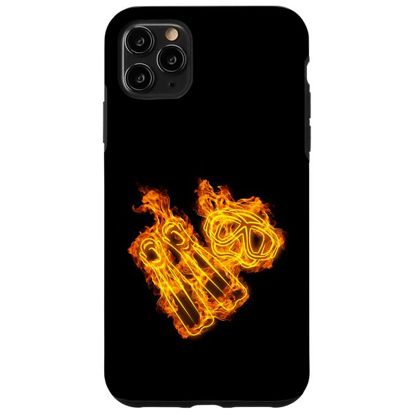 iPhone 11 Pro Max Fire Diving Fins And Goggles Flame Scuba Diving Diver Case
