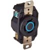 Leviton 20 Amp, 250 Volt, Flush Mount Locking Receptacle, Industrial Grade, 2420