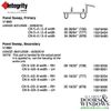 Marvin Door Sweep Integrity Hinged Door Sweep Left Handed Sweep