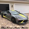 2020-2024 C8 Corvette C8R High Wing Spoiler RED Accent Vinyl Decals