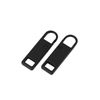 Faderr Zipper Repair Kit, 5pcs Zip Pullers, Zipper Pull-Tab Replacement, DIY Zip Slider Pull Tabs Repair Replacement Mirror Plating Zipper Handle Replacement