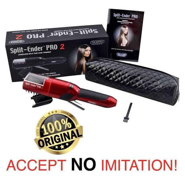 NEW   Split Ender PRO2 Hair Trimmer For Dry and Brittle Split Ends  (RED)