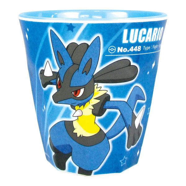 T'S Factory PM-5525509LR Pokemon Melamine Cup Starlight Lucario, 9.1 fl oz (270 ml)