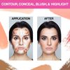 Wet n Wild MegaGlo Conceal & Contour Highlighter Stick, When The Nude Strike | Matte | Face Multistick Makeup