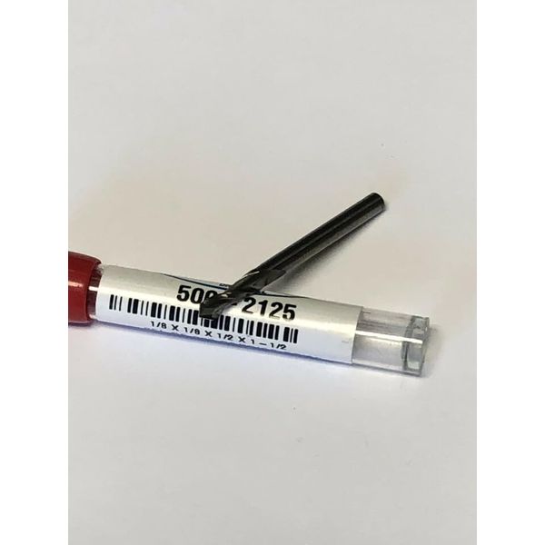 1/8" 2 Flute 90 Degree Point Angle Drill Mill