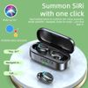 Wireless V5.3 Bluetooth Earbuds Compatible with Google Chromebook Updated Micro Thin Case Quad Mic 8D Bass IPX7 Waterproof/Sweatproof