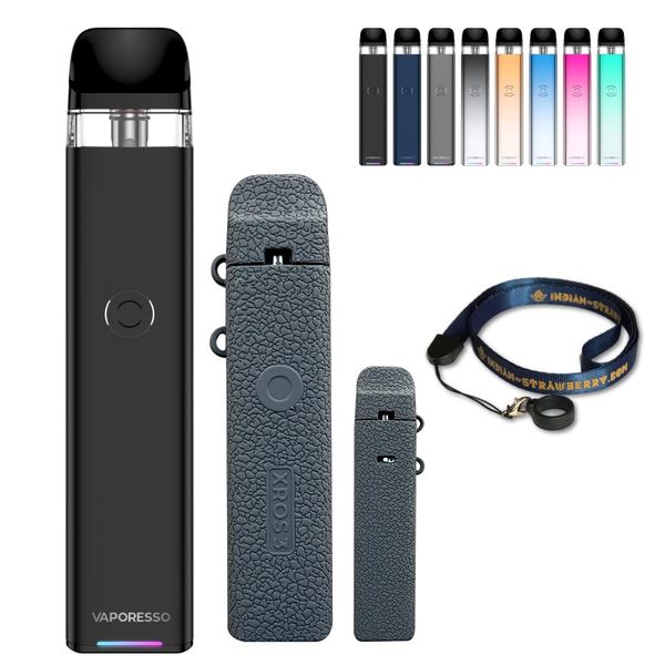 Vaporesso XROS 3 POD KIT + XROS3 Compatible Silicone Case & Neck Strap Set (Black)