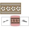Island Hibiscus Border Stencil