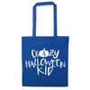 Flox Creative Blue Tote Bag Crazy Halloween Kid